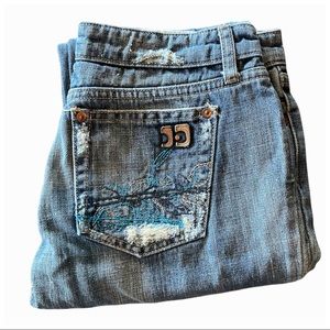 🎁 Joe’s Jeans Distressed Embroidery Jeans